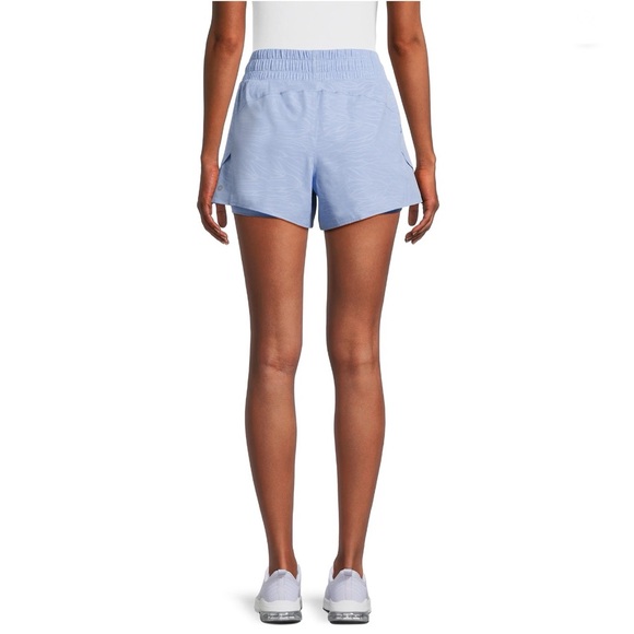 Women’s Running Shorts with Bike Liner, 4” Inseam,color: blue birch - Picture 3 of 5